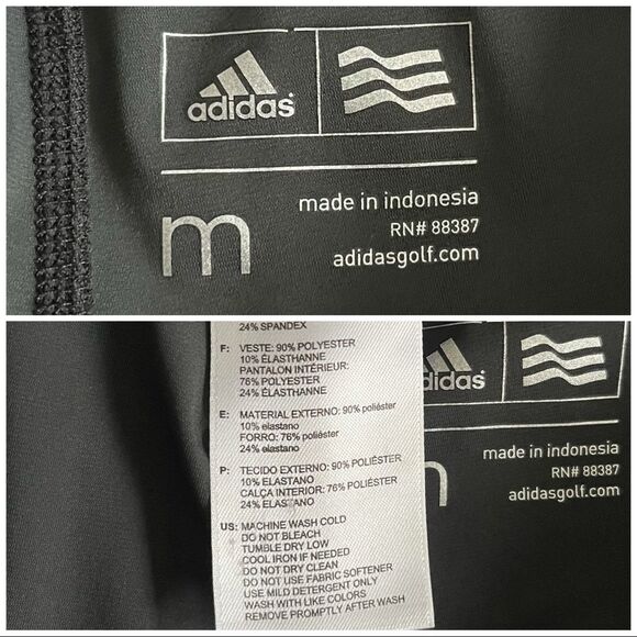 Adidas Blue Print Golf Mini Pencil Skirt preowned Medium - Picture 5 of 5